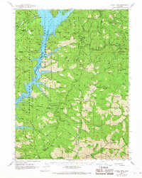 Schell Mtn 1967 topographic map thumbnail