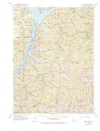 Schell Mtn 1950 topographic map thumbnail