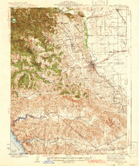 Sebastopol 1942 topographic map thumbnail