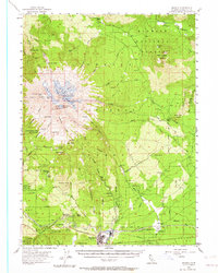 Shasta 1954 topographic map thumbnail