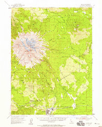Shasta 1954 topographic map thumbnail