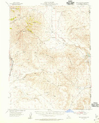 Shinn Mountain 1954 topographic map thumbnail