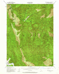 Ship Mountain 1952 topographic map thumbnail