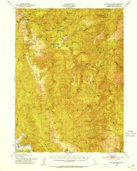 Ship Mountain 1952 topographic map thumbnail