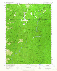 Shoeinhorse Mountain 1954 topographic map thumbnail