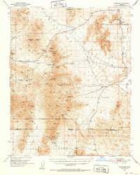 Shoshone 1951 topographic map thumbnail