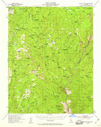 Shuteye Peak 1953 topographic map thumbnail