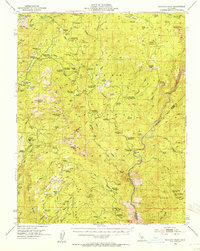 Shuteye Peak 1953 topographic map thumbnail