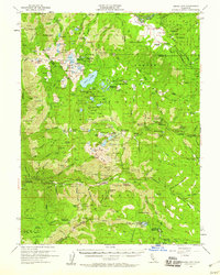 Sierra City 1955 topographic map thumbnail