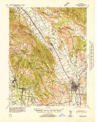 Sonoma 1942 topographic map thumbnail