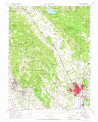 Sonoma 1951 topographic map thumbnail