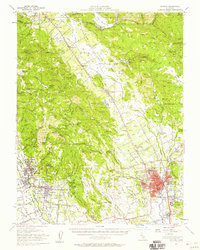 Sonoma 1951 topographic map thumbnail