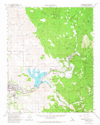 Springville 1957 topographic map thumbnail