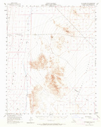 Stepladder Mts 1956 topographic map preview