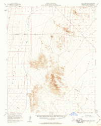 Stepladder Mts 1956 topographic map thumbnail