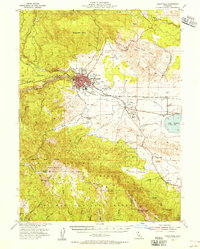 Susanville 1954 topographic map thumbnail