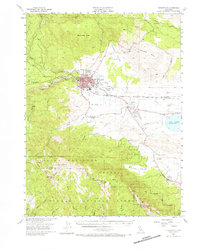 Susanville 1954 topographic map thumbnail