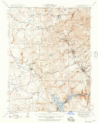 Sutter Creek 1941 topographic map thumbnail
