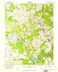 Sutter Creek 1957 topographic map thumbnail