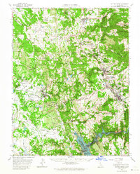 Sutter Creek 1962 topographic map thumbnail