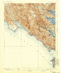 Tamalpais 1897 topographic map thumbnail