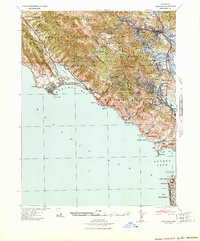 Tamalpais topographic map thumbnail