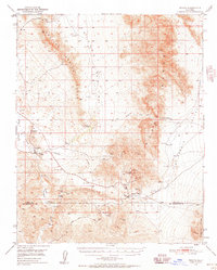 Tecopa 1950 topographic map preview