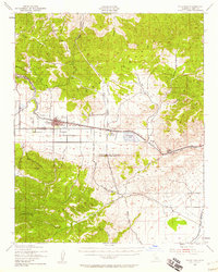 Tehachapi 1943 topographic map thumbnail