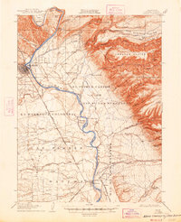 Tehama 1905 topographic map thumbnail