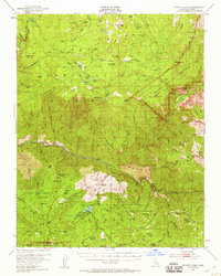 Tehipite Dome 1952 topographic map thumbnail