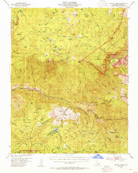 Tehipite Dome 1952 topographic map thumbnail