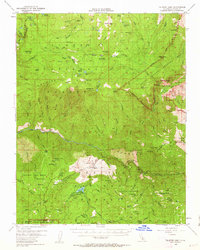 Tehipite Dome 1952 topographic map thumbnail