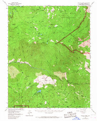 Tehipite Dome 1952 topographic map thumbnail