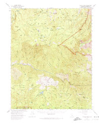 Tehipite Dome 1952 topographic map thumbnail