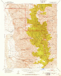 Telescope Peak 1952 topographic map thumbnail