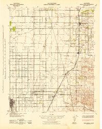 Terra Bella 1942 topographic map thumbnail