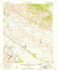 Thousand Palms 1958 topographic map thumbnail