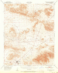 Tiefort Mountains 1951 topographic map thumbnail