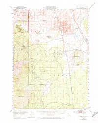 Timber Mountain 1952 topographic map thumbnail