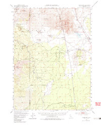 Timber Mountain 1952 topographic map thumbnail