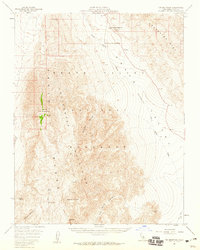 Tin Mountain 1957 topographic map thumbnail