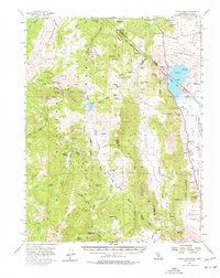 Topaz Lake 1956 topographic map thumbnail