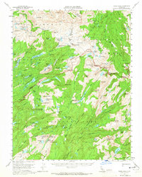 Tower Peak 1956 topographic map thumbnail