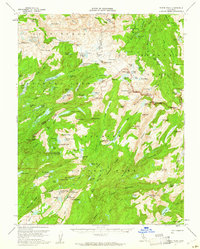 Tower Peak 1956 topographic map thumbnail
