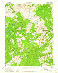 Tower Peak 1956 topographic map thumbnail
