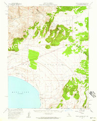 Trench Canyon 1958 topographic map thumbnail