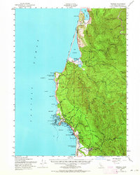 Trinidad 1952 topographic map thumbnail