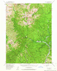 Trinity Lake 1950 topographic map thumbnail