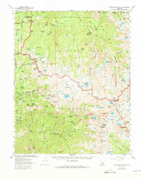 Triple Divide Peak 1956 topographic map thumbnail