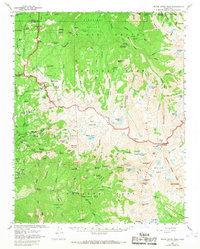 Triple Divide Peak 1956 topographic map preview